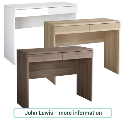 Basic, child's desk or dressing table with large drawer.